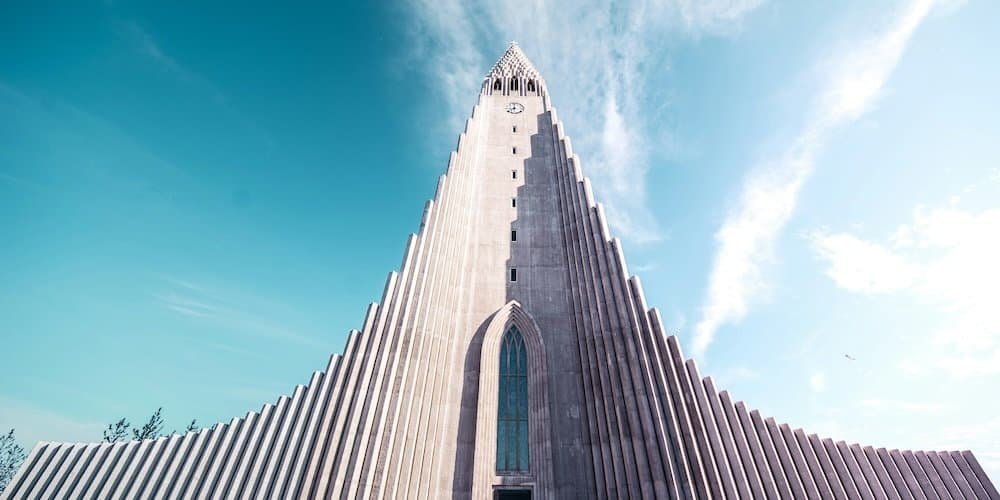 Hallgrimskirkja i Reykjavik