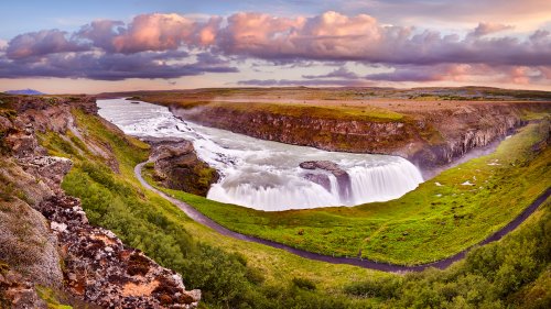 Gullfoss vattenfall på Golden Circle Tour